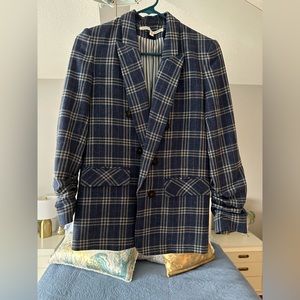 Veronica beard plaid blazer, excellent condition